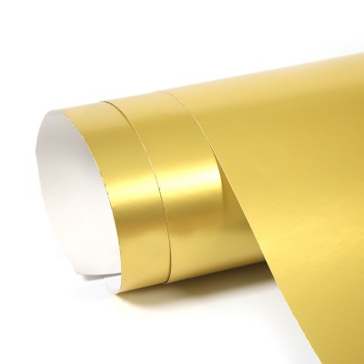 12micron Silver /golden PET Metallized film laminated paperboard/paper